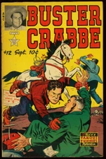 BUSTER CRABBE #12-PHOTO INSERT COVER-ATOMIC-1953 FN/VF