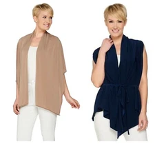 ATTITUDES BY RENEE  CHIC JERSEY  KNIT DRAPES CONVERTABLE JOY TOP   NEW  $ 49