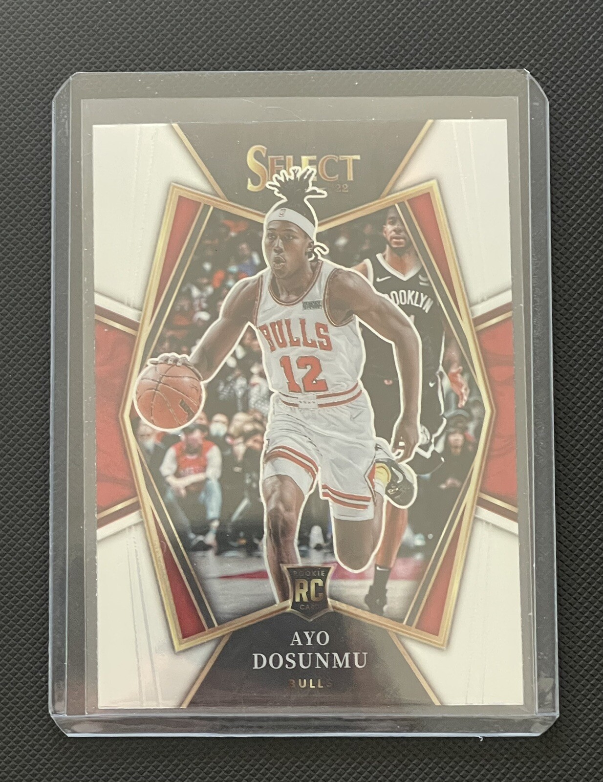 Ayo Dosunmu 2021-22 Select Premier Silver Holo Rookie #154 - Chicago Bulls
