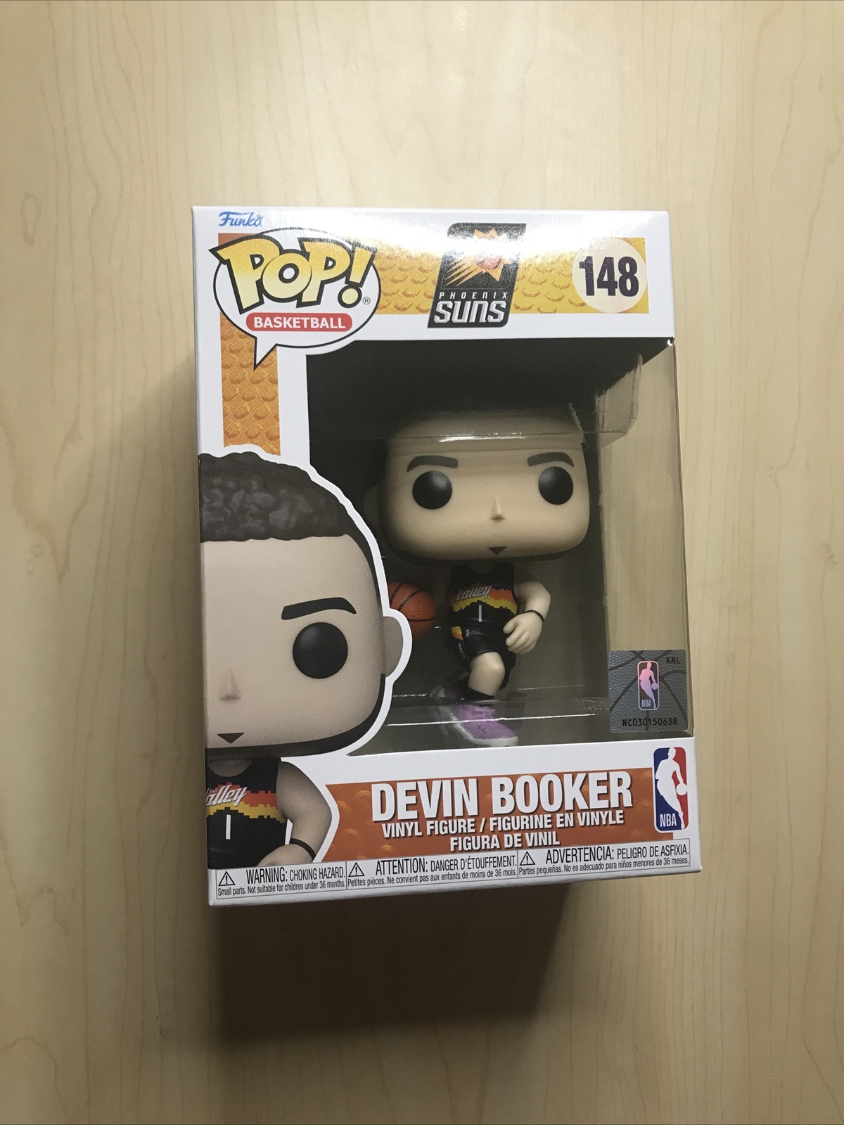 Sale Devin Booker (Phoenix Suns) City Edition Nba Funko Pop! Series 8 With Protector