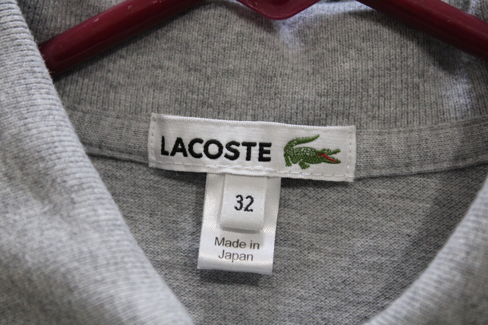 Lacoste x Peanuts Lucy Polo Shirt Womens XS 32 Gray Tennis Japan Short Sleeve thumbnail 4