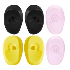 3 Pairs Hair Dye Earmuffs Hair Dyeing Ear Protectors Hair Styling Earmuffs