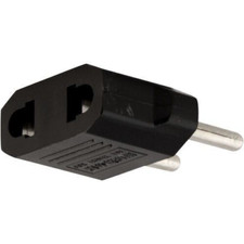New Plug Adapter USA, CANADA to EU Europe / 110V to 220V / Travel Converter
