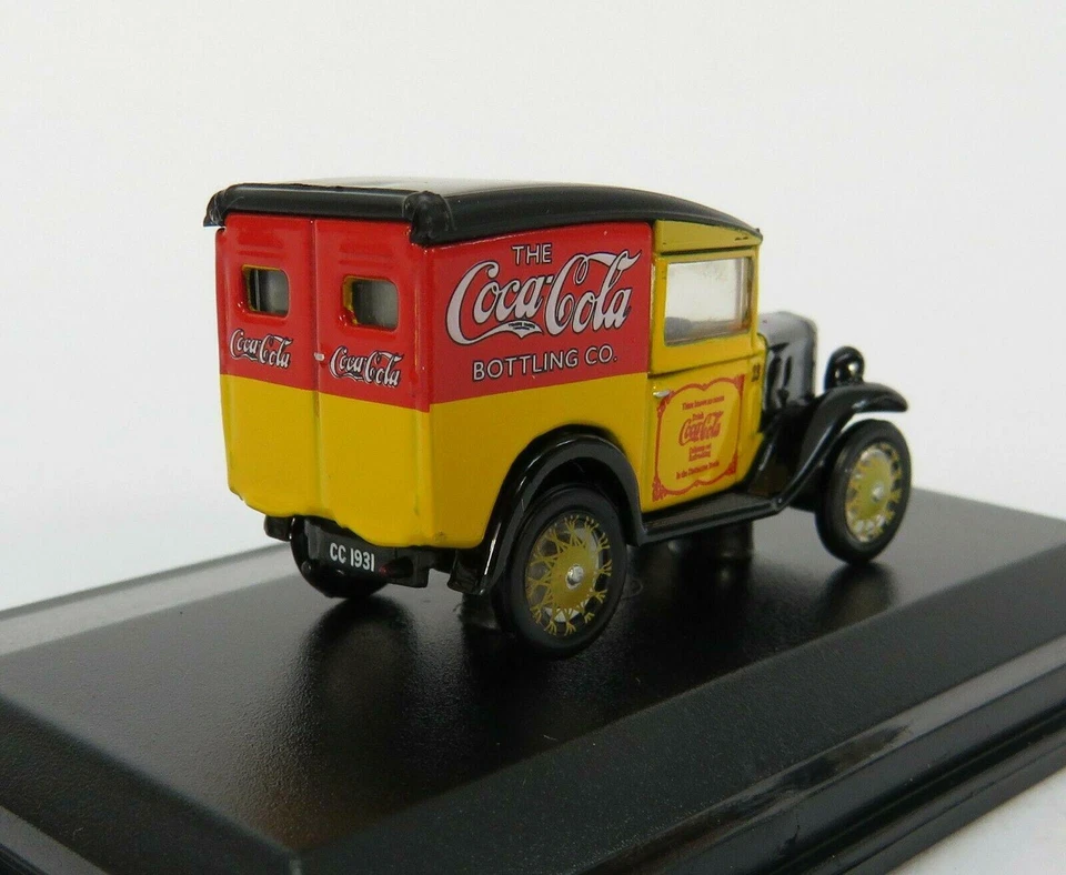 BNIB OO GAUGE OXFORD 1:76 76ASV006CC Coca Cola Austin Seven Van - Image 2 of 2