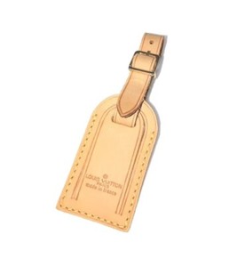 louis vuitton leather tag