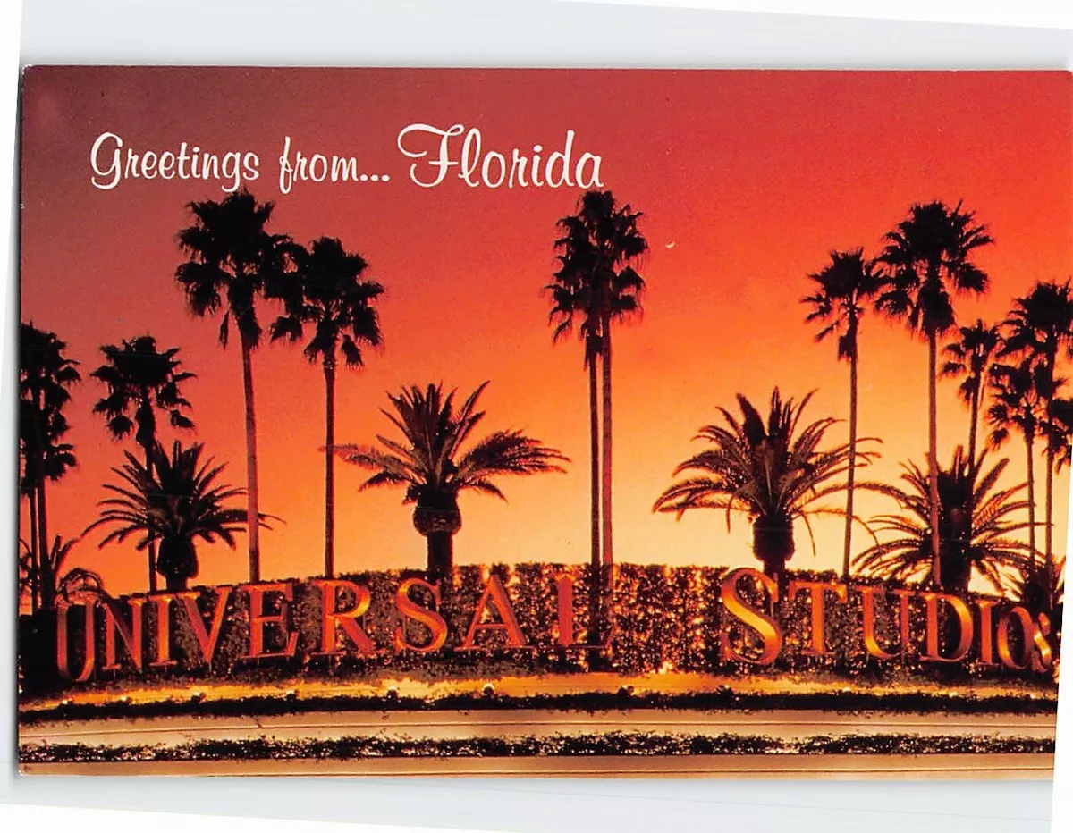 Postcard Universal Studios Florida, Greetings from Florida, Orlando,  Florida