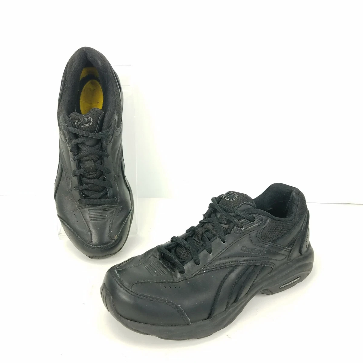 DMX Ride Black Slip &amp; Oil Resistant Work Shoes Sneakers Sz 7.5 Wide | eBay