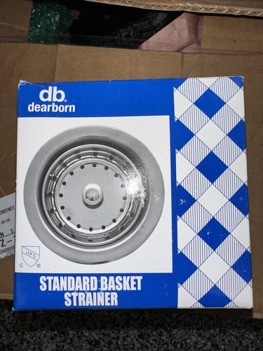 DEARBORN Cup Sink Style Basket Strainer Stainless Steel #14-d-03 New