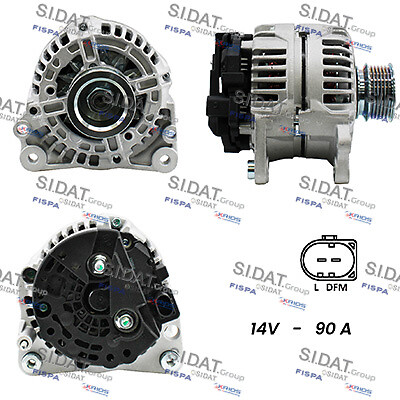 A12BH0399A2 SIDAT Startergenerator für AUDI,SEAT,SKODA,VW