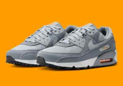 Nike Air Max 90  Cool Grey  Men s Size US 11.5 Casual Shoes Rare New 