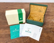 VINTAGE GENUINE ROLEX Stripe watch box case 06.00.06 ring Type Paper 250403004yA