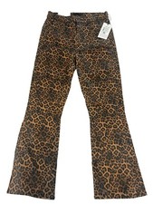 7 for all mankind jeans NEW Sz 27 Cheetah Print High Waist Slim MSRP: 225.00