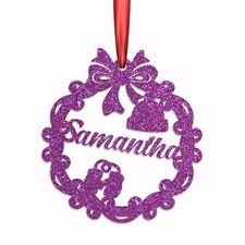 Personalised Christmas Baubles Custom Name Tree Decorations & Engraved Ornaments