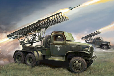 Hobby Boss 84572 1:35 Gaz-AAA mit BM13/16 Katjuscha
