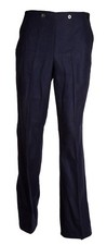 Sailor Pant Naval Trouser Serge Wool Nordic Vintage Military Uniform Navy Blue