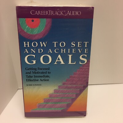 How To Set and Achieve Goals AudioBook Cassettes New/Sealed Sommer Motivation