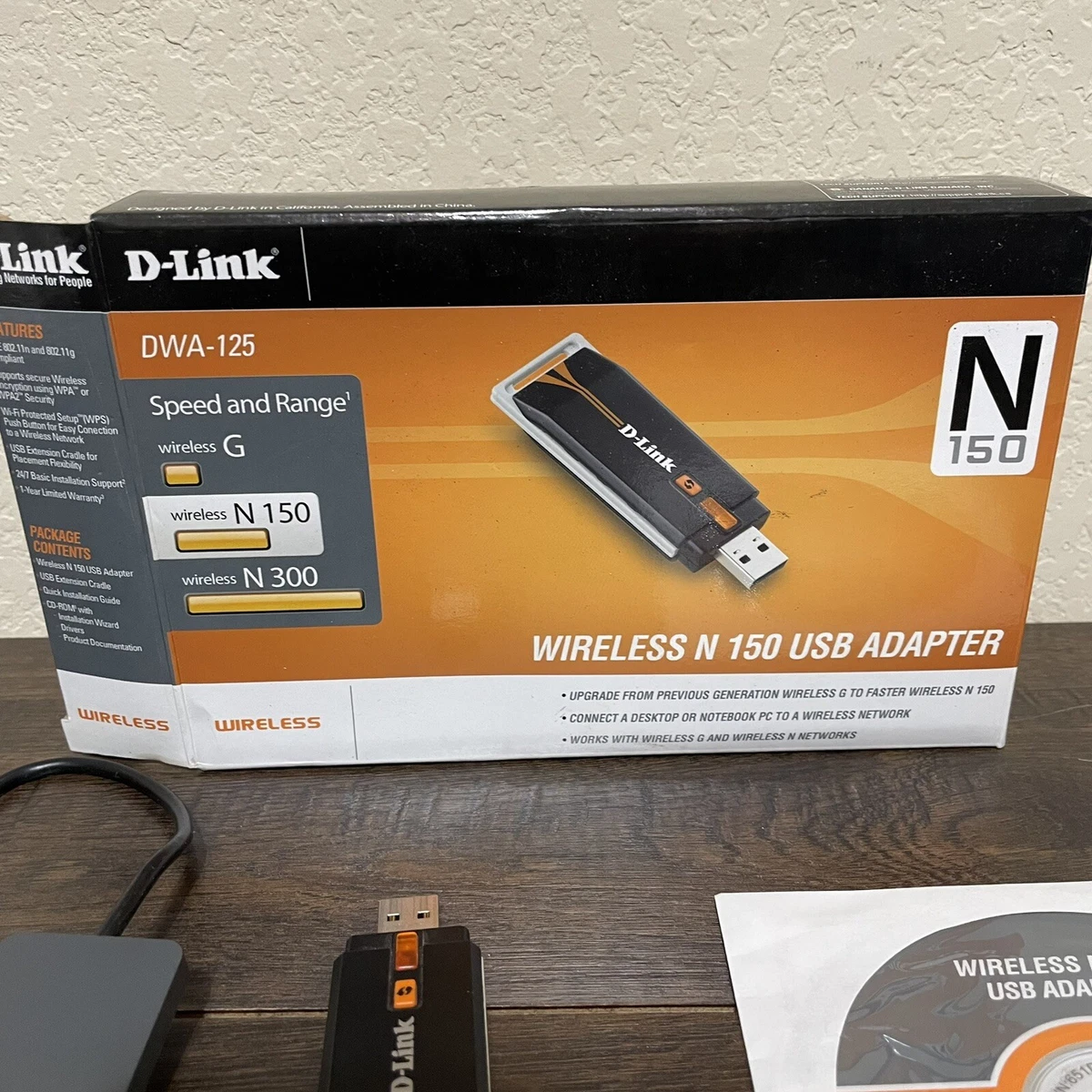 D-Link DWA-125 N150 Wireless USB Adapter 790069324833 | EBay
