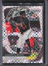 2020 Panini Prizm #110 Hanser Alberto Power Plaid Prizm #/75
