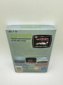 Rad Racer Nintendo NES Complete CIB + 3D Glasses & 2 Manual Variants Great Shape