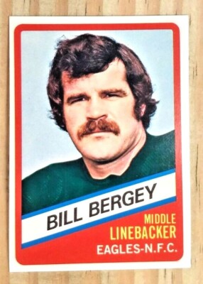 1976 TOPPS WONDER BREAD BILL BERGY CARD#17 MINT PHILADELPHIA EAGLES BENGALS