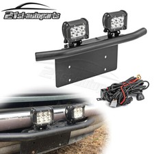 For Toyota Tacoma 4runner Cruiser Bull Bar License Bumper Bracket Led Light Pod