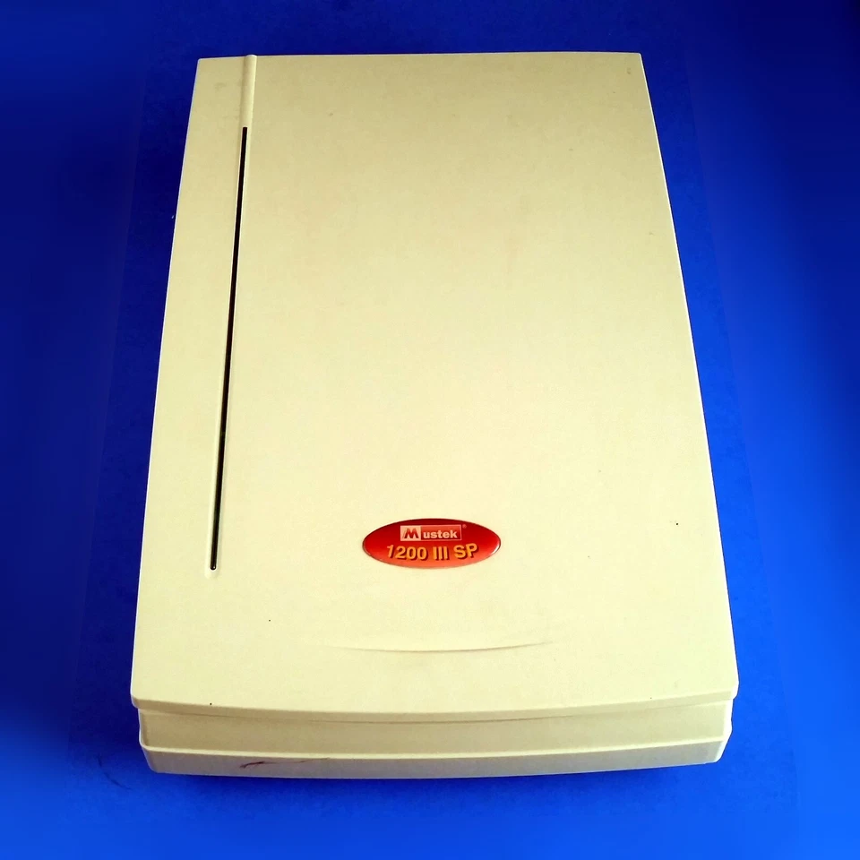 SCSI Flatbed Document Scanner Mustek Paragon 1200 III SP SCSI-2 1200IIISP Beige - Image 3 of 4