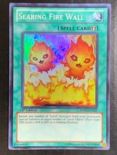 Searing Fire Wall HA05-EN027 1st Edition Super Rare Yu-Gi-Oh! Konami