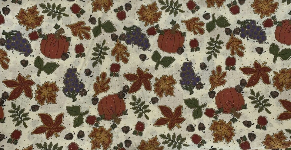 Autumn Days Harvest Nights Fabric BTHY Beige multi Country Caboodle Anderson - Image 2 of 4