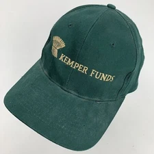 Kemper Funds Green Ball Cap Hat Snapback Baseball