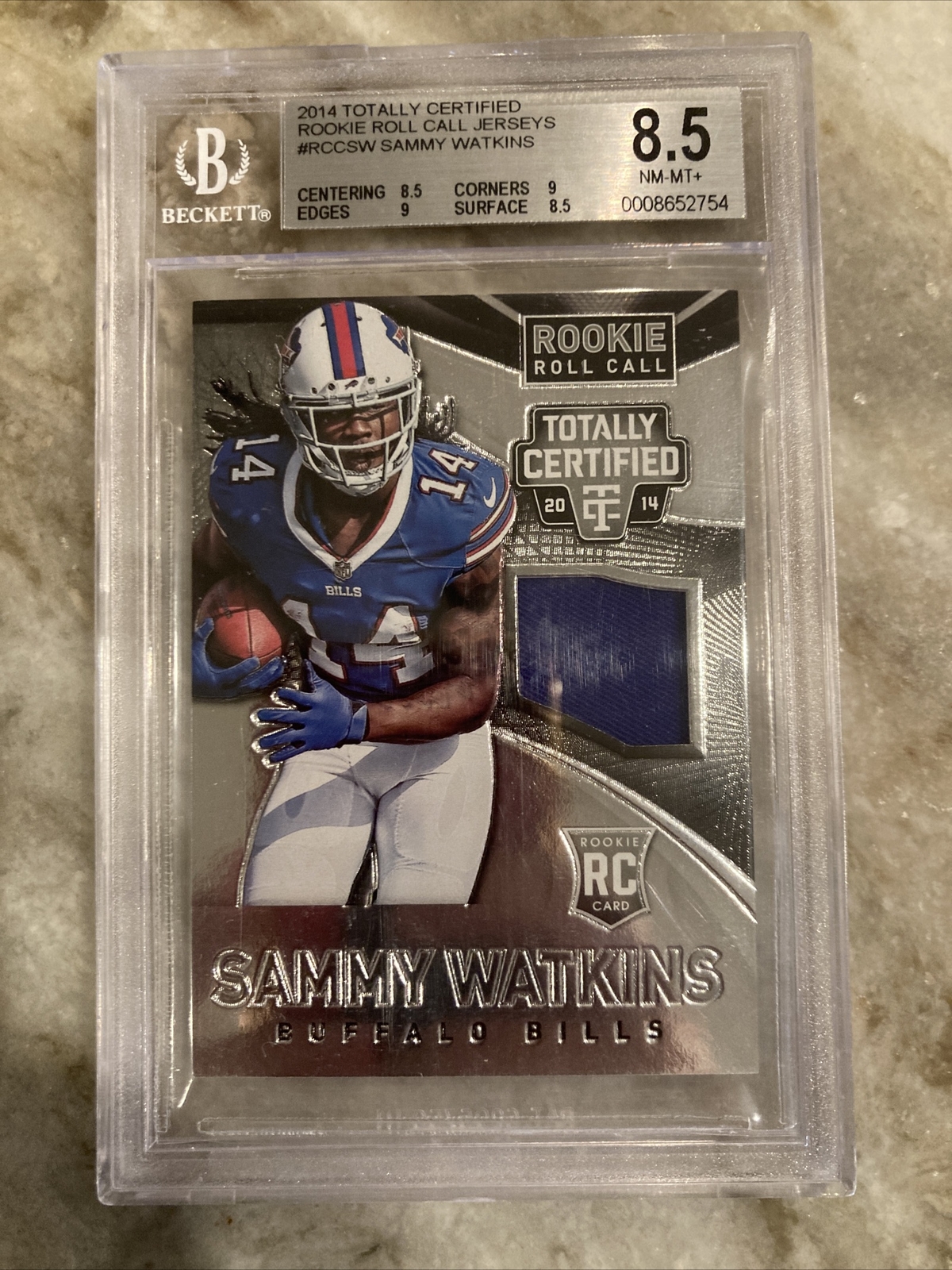 Sammy Watkins Panini Totally Certified Rookie Roll Call Jersey #SW Base