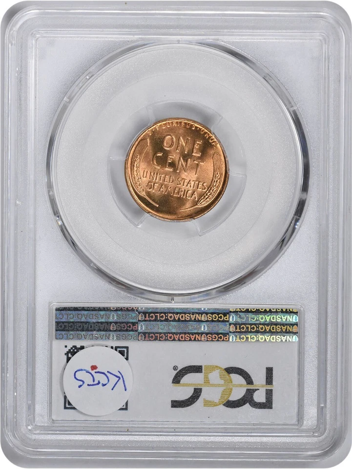 1935 Lincoln Cent MS67+RD PCGS - Image 2 of 2