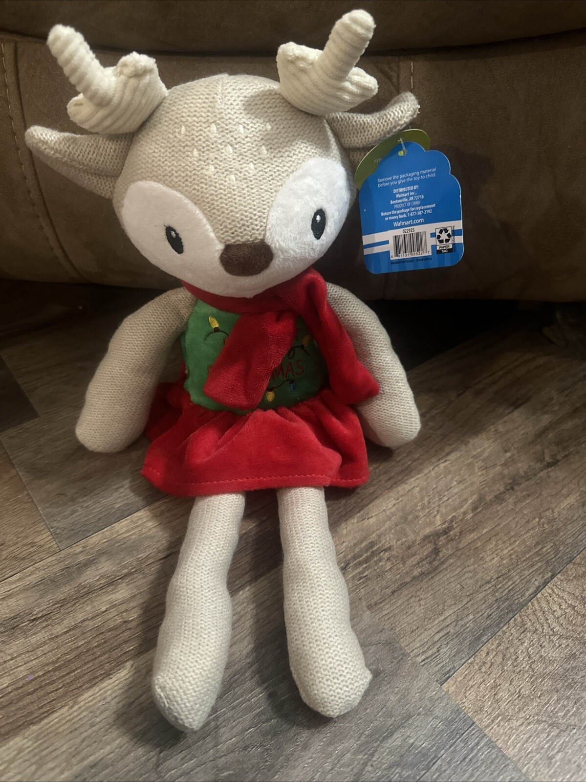 Spark Create Imagine My First Christmas Deer Reindeer Girl Plush Stuffed Animal