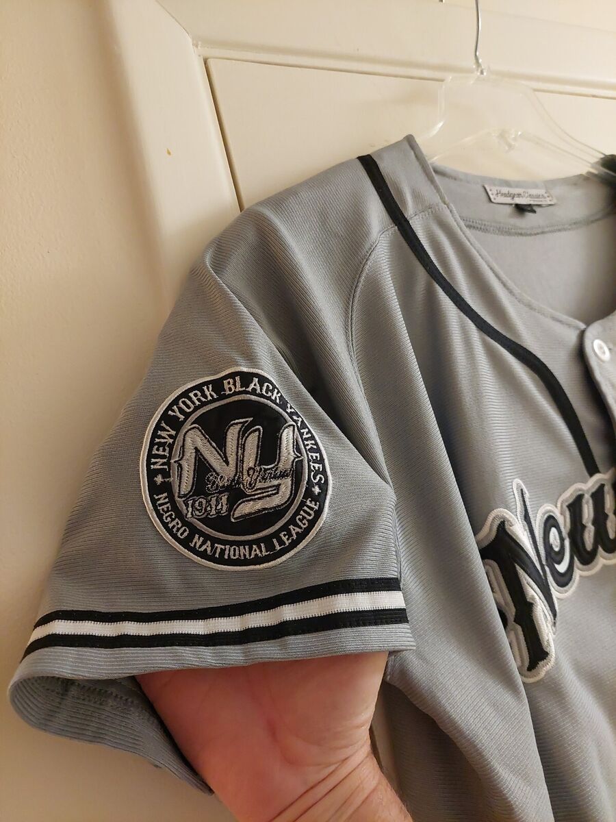 New York Black Yankees NLB Jersey - Cream - XL - Royal Retros