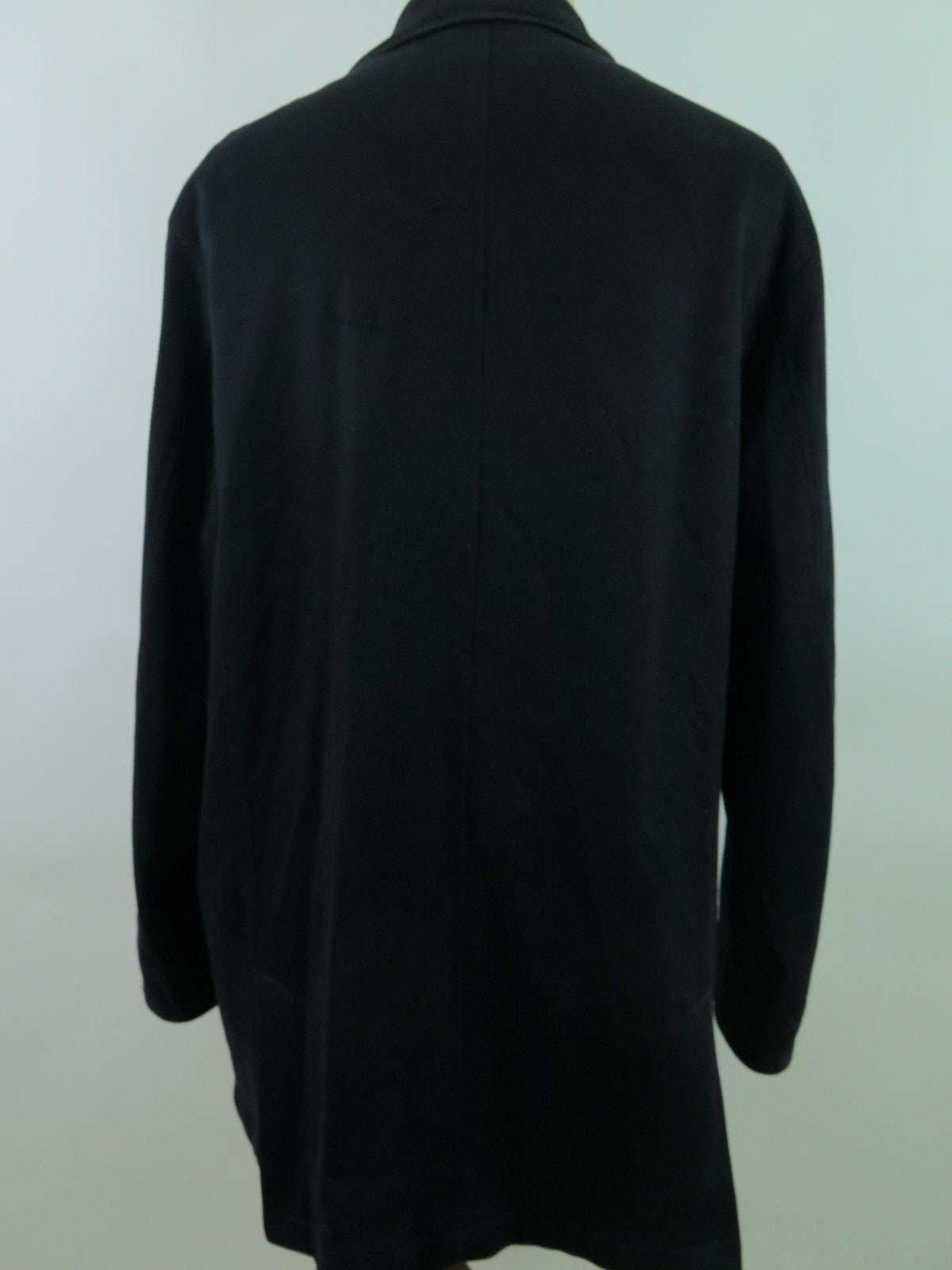 Faconnable 100% Wool Solid Black Winter PeaCoat B… - image 5