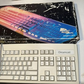 Sega Dreamcast Keyboard Model HKT-7620 OEM Authentic W/box & Manual