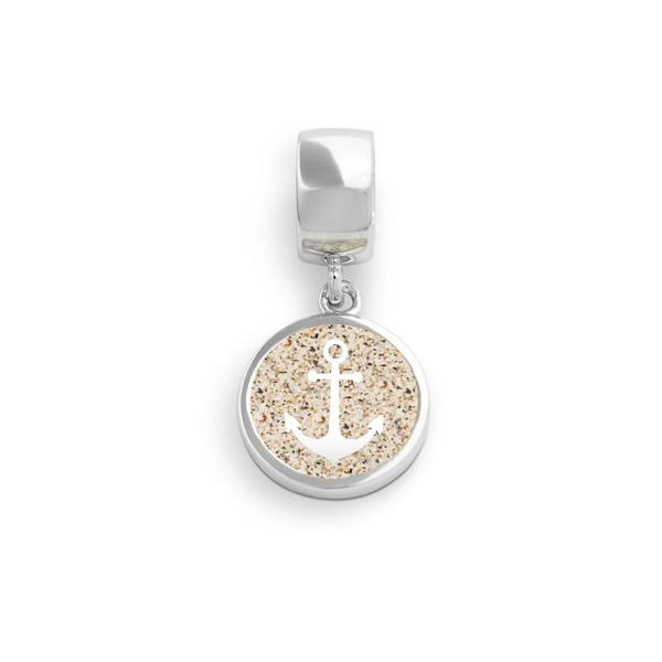 "Dur AnhäNger Bead Charm F270 \"Anker 2.0\" Silber Strandsand Ø 10 Mm"-image