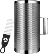 12" X 6" Metal Guiro Shaker Stainless Steel Guiro Instruments with Scraper Music