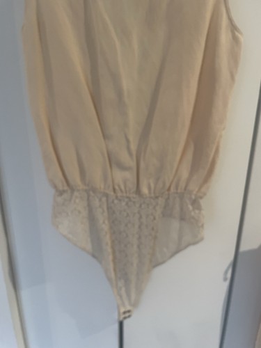Vintage Emanuel Ungaro Skirt SZ 6/40 Top body suit lace SZ 4/28 Set Cream/Beige - Picture 14 of 23