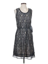 NWT Simply Vera Vera Wang Women Gray Cocktail Dress S