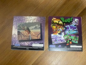 Lot Of 2 Sega Saturn Playable Preview Disc Bug! and Panzer Dragoon Tested