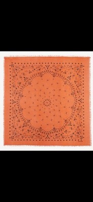 KUJTEN*Effy*BANDANA*Scarf*Cashmere,ExtraLgSz *ClayOrangeColor 