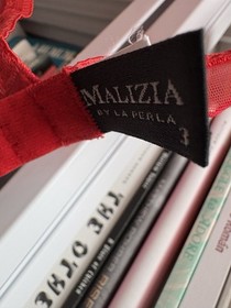La Perla Malizia Triangle Bra 36B Red Wire Free