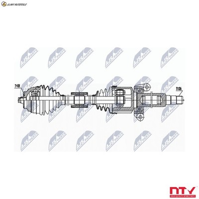 ANTRIEBSWELLE NPW-BM-188 FÜR BMW 2/Gran/Tourer/F46/Active/F45 B47C20B/A B48A20