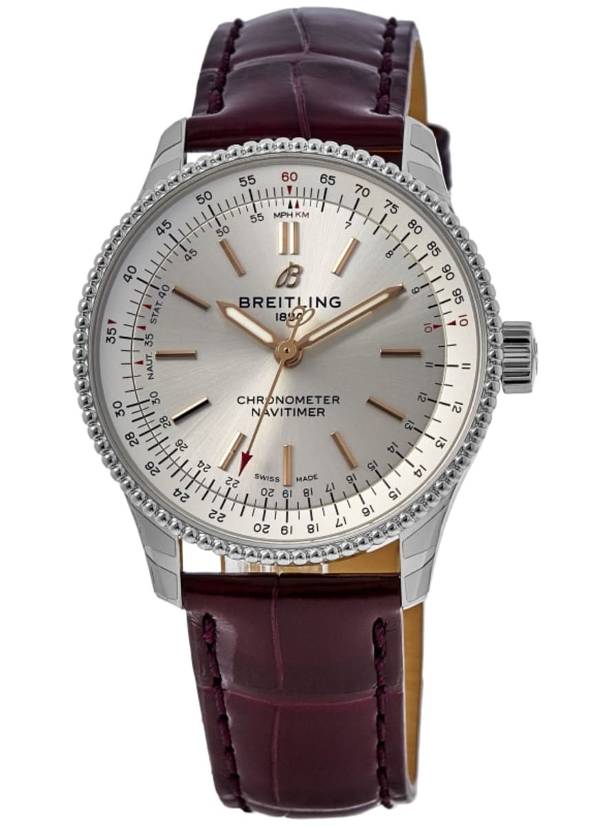 Breitling Navitimer Automatic Leather Strap Women… - image 1
