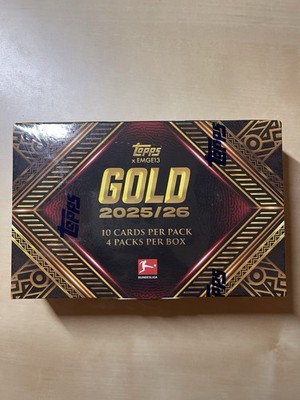10x Topps Gold Bundesliga 2025/26 Box - Sealed - Sofort Versand