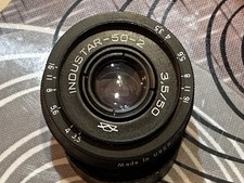 INDUSTAR 50-2 USSR SUCCESSOR OF ZEISS TESSAR 3.5/50 Pancake Lens M42 Mount