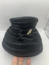 Vintage Womens Ladies Hat, Valerie Modes, Unionmade, Black hat ZM