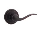 Kwikset Tustin Venetian Bronze Left-Handed Half-Dummy Door Handle w/ Microban