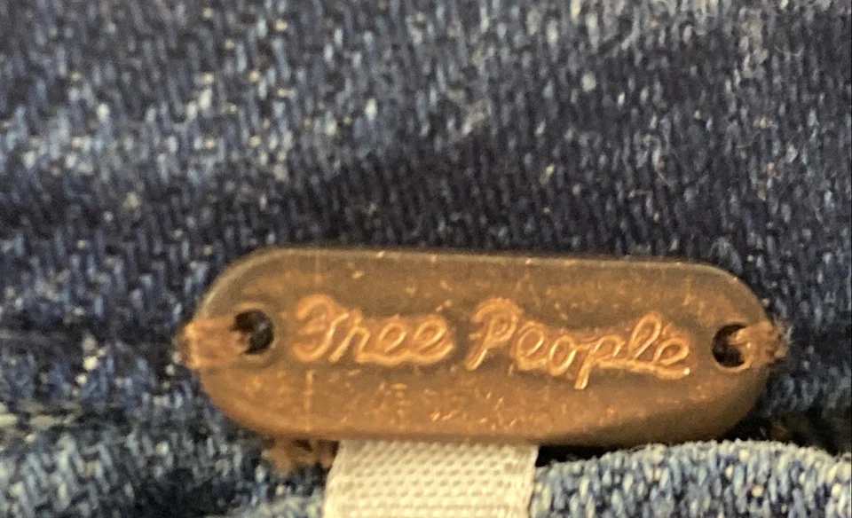 Free People Women Blue Denim Jumpsuit Size 10 - Image 3 of 4