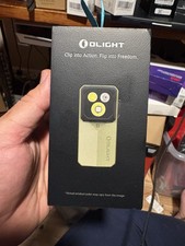 Olight Oclip 2 Ultra Olive Green Clip Light, UV/Floodlight/Red/Spotlight, 580 L